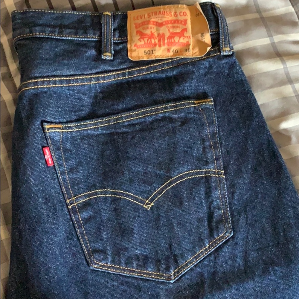 Levi’s 501 40x30 dark blue